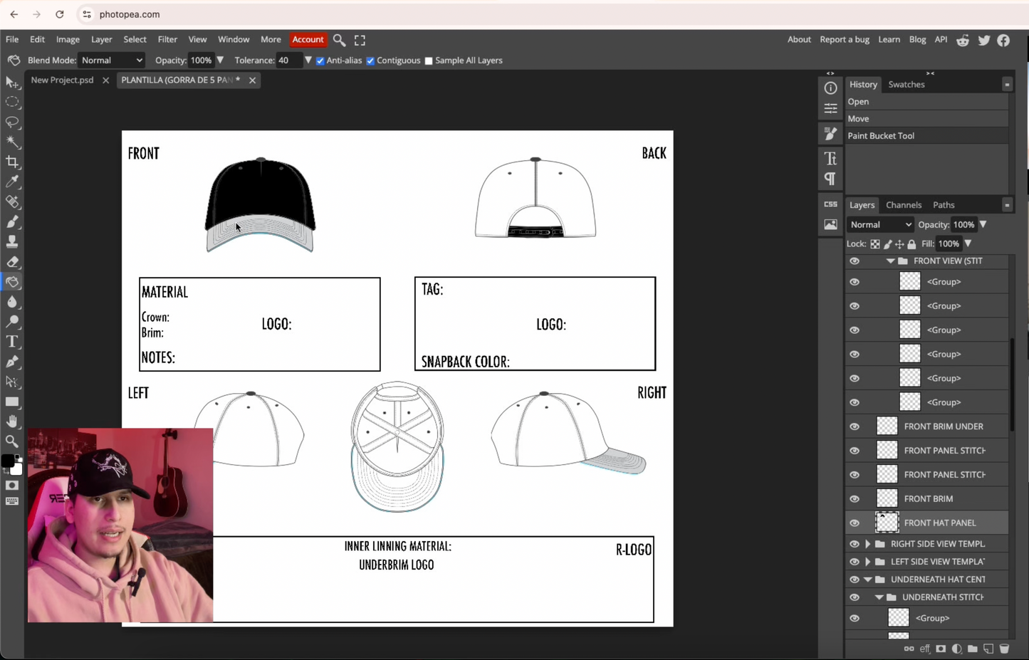 Curso de gorras