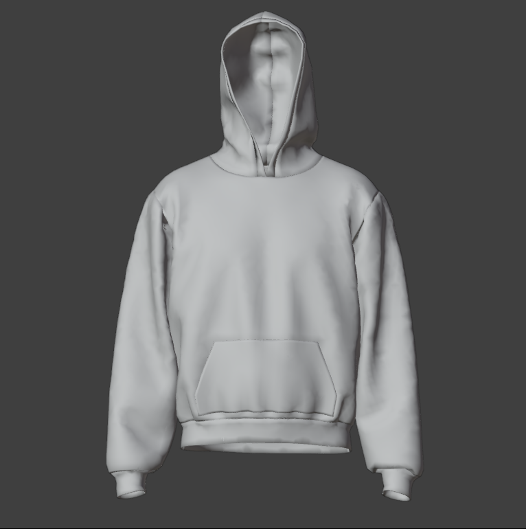 Hoodie - 3D mockup